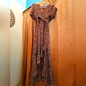 BNWT Calvin Klein Hi Low Wrap Dress